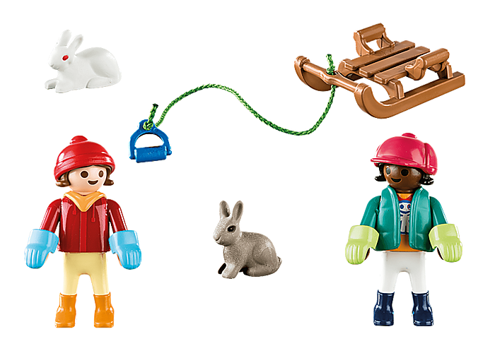 Playmobil Special Plus Children with Sleigh