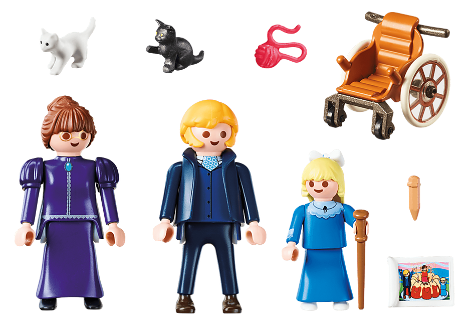 Playmobil Heidi Clara, Father & Miss Rottenmeier