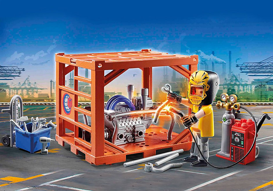 Playmobil City Action Cargo Container Manufacturer