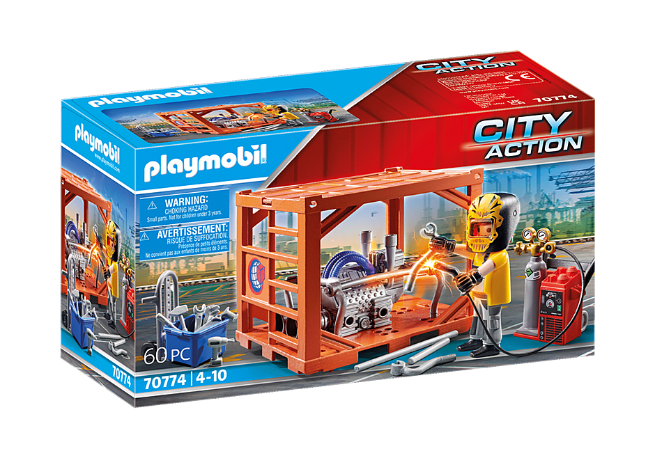 Playmobil City Action Cargo Container Manufacturer