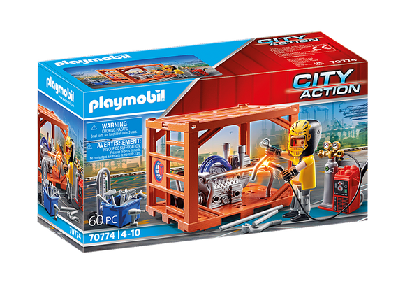 Playmobil City Action Cargo Container Manufacturer