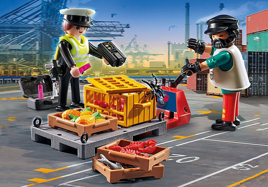 Playmobil City Action Cargo Customs Check