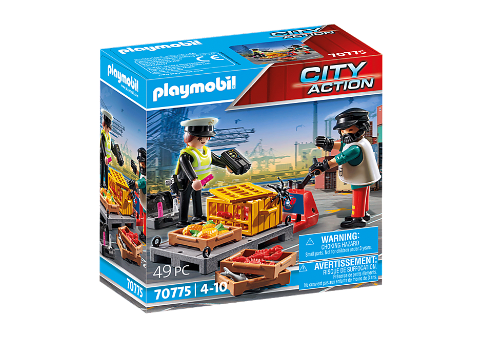 Playmobil City Action Cargo Customs Check
