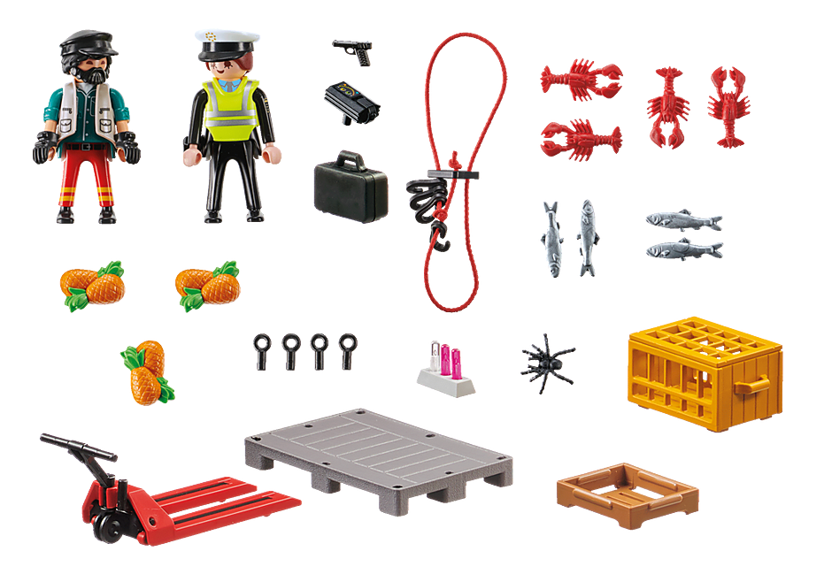 Playmobil City Action Cargo Customs Check