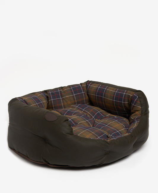 Barbour Wax Cotton Dog Bed