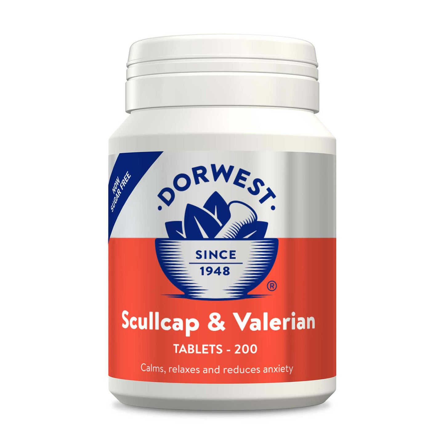 Dorwest Scullcap & Valerian Tablets for Cats & Dogs