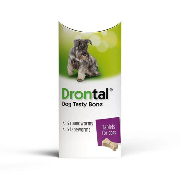 Drontal Dog Tasty Bone Wormer 2-Pack