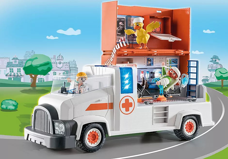 Playmobil DUCK ON CALL Ambulance 70913