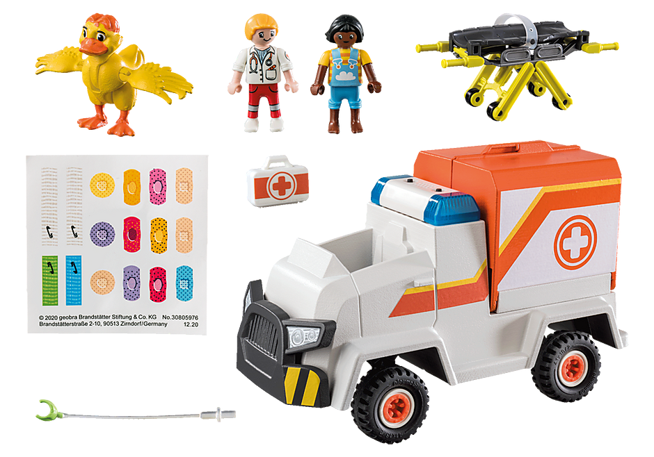 Playmobil Duck on Call Ambulance Emergency Vehicle 70916
