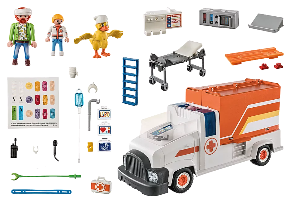 Playmobil DUCK ON CALL Ambulance 70913