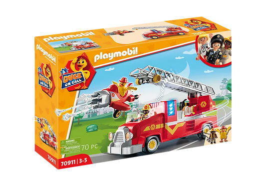 Playmobil DUCK ON CALL Fire Rescue Truck 70911