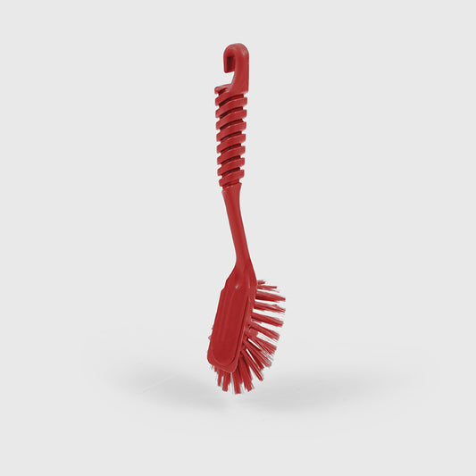 Hillbrush Premier Medium 270mm Dish Wash Brush Red