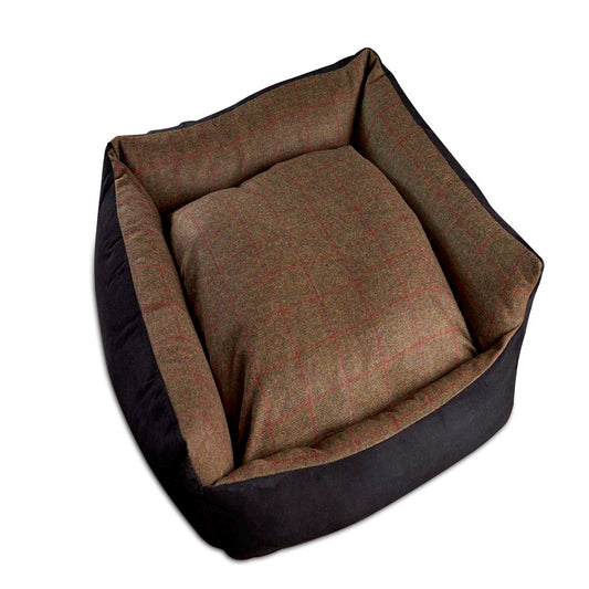 Bronte Glen Tweed Wool Cosy Dog Bed