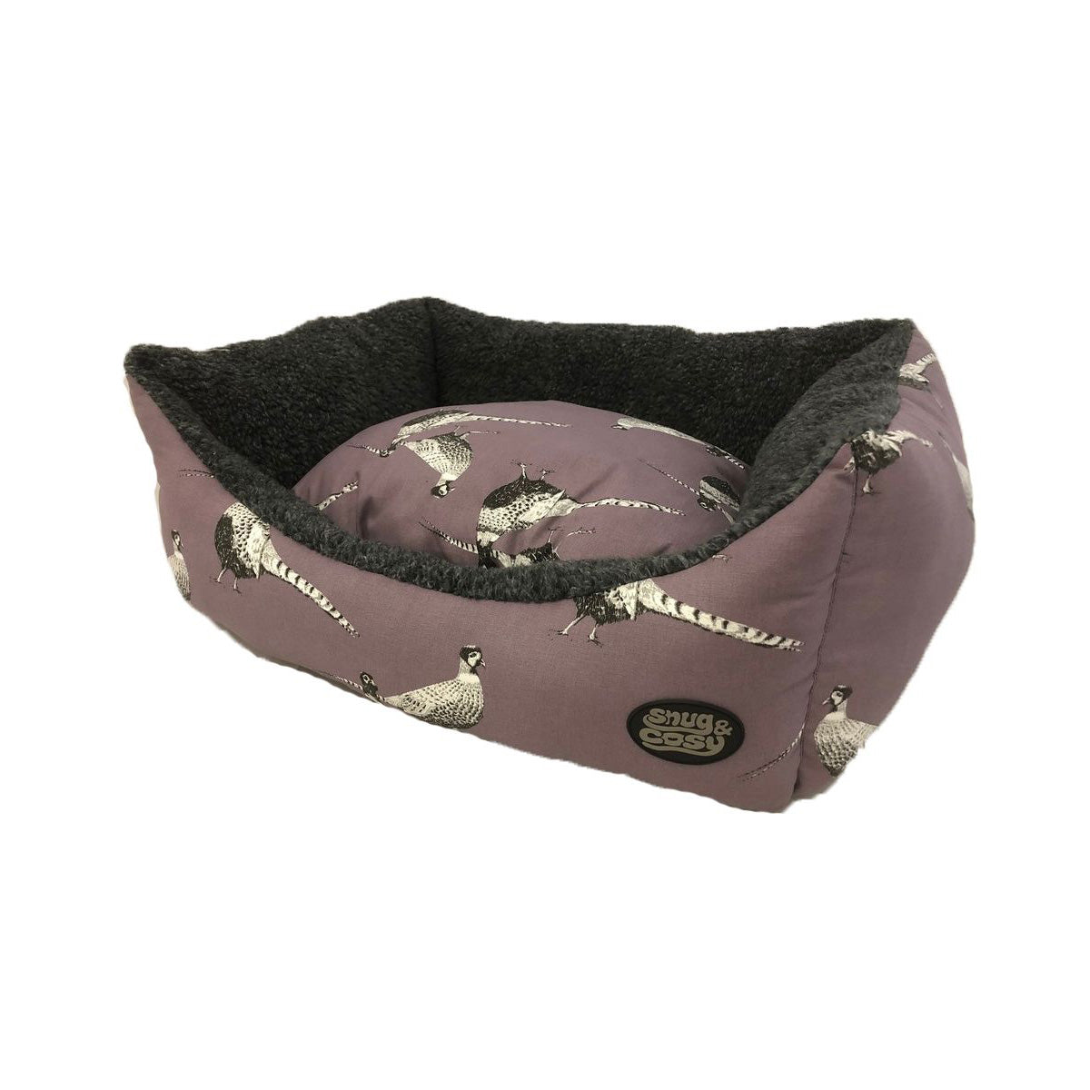 Snug & Cosy Pheasant Heather Print Rectangular Bed