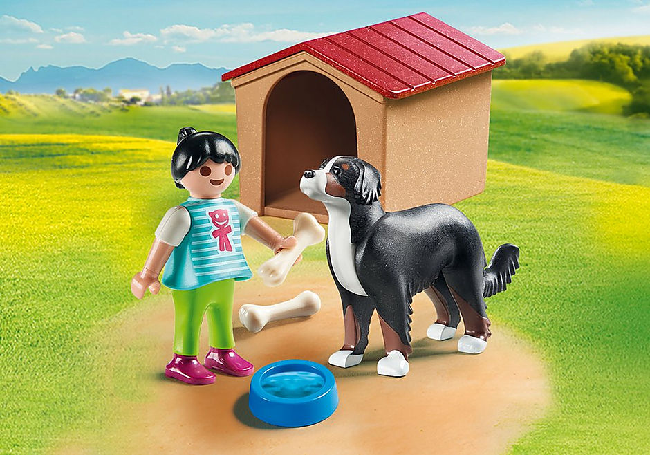Playmobil Country Dog with Doghouse