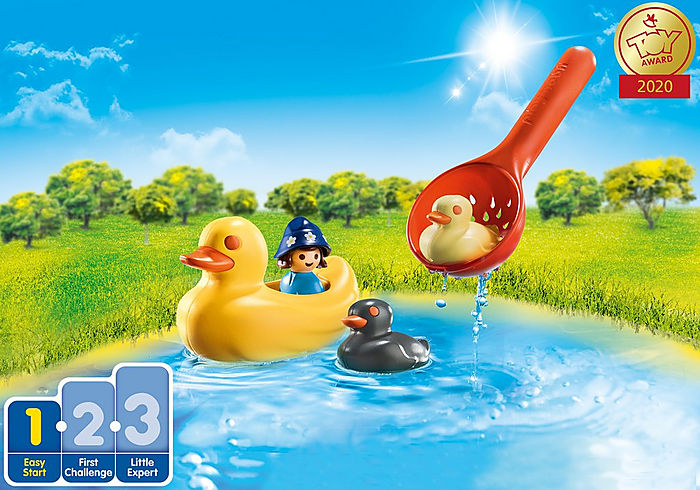 Playmobil 1.2.3 AQUA Duck Family