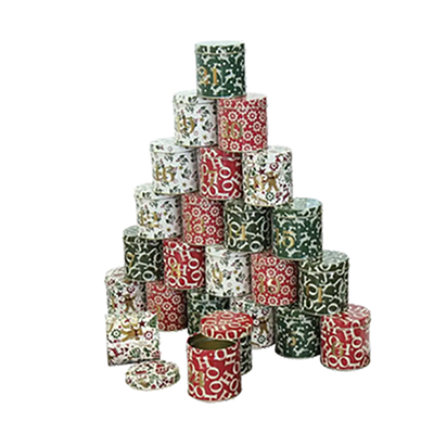 Emma Bridgewater 24 Numbered Advent Tins Display Box