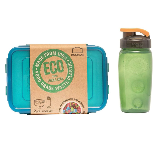 LocknLock Eco Lunch Set 1.4L Box & 350ml Bottle
