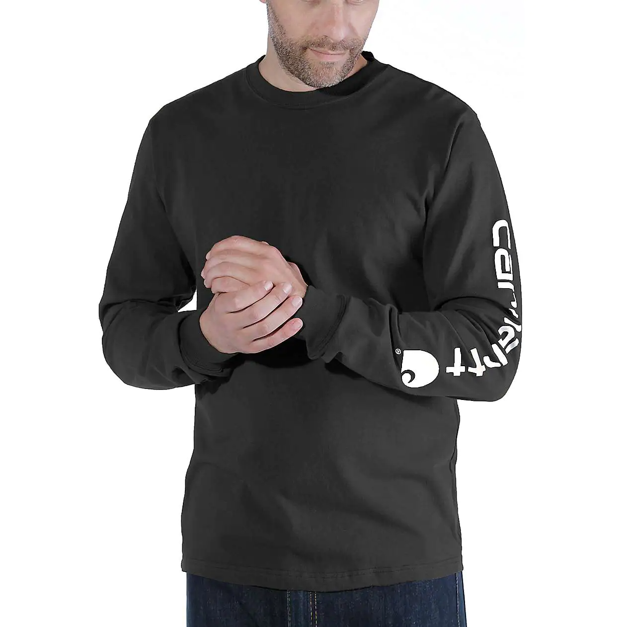 Carhartt Signature Sleeve Logo Long Sleeve T-Shirt