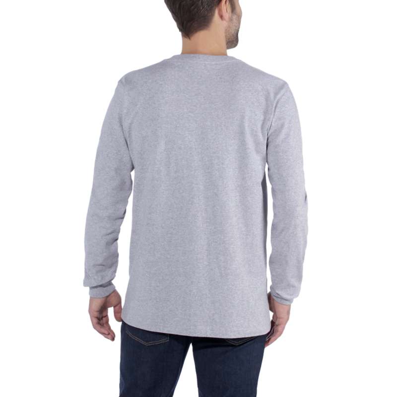 Carhartt Relaxed Fit Heavyweight Long-Sleeve Logo Graphic T-Shirt