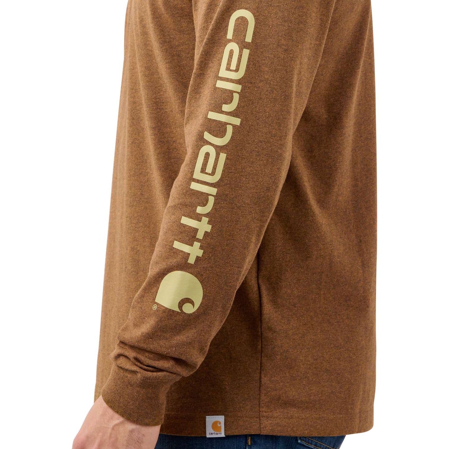 Carhartt Heavyweight Long Sleeve Camo Logo T-Shirt