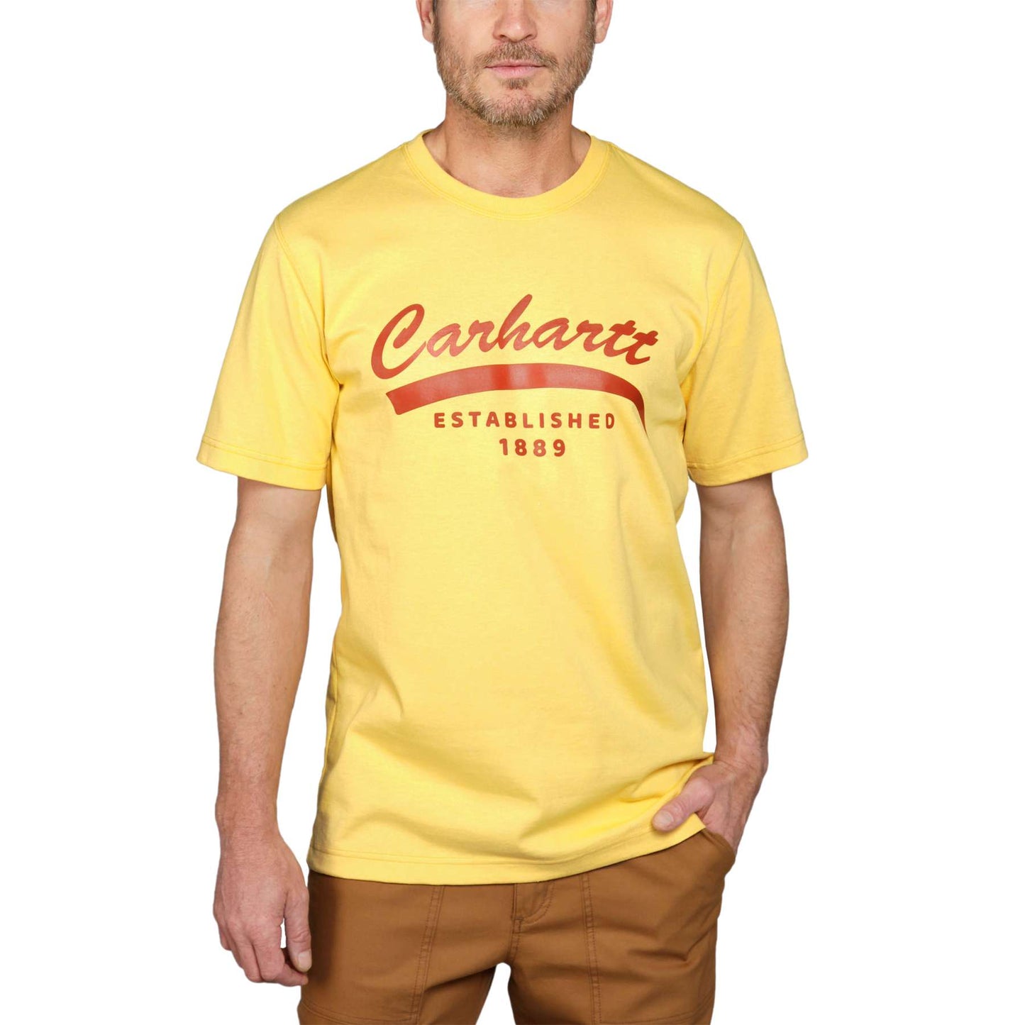 Carhartt Heavyweight Short-Sleeve Script Graphic T-Shirt
