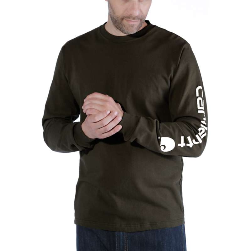 Carhartt Signature Sleeve Logo Long Sleeve T-Shirt