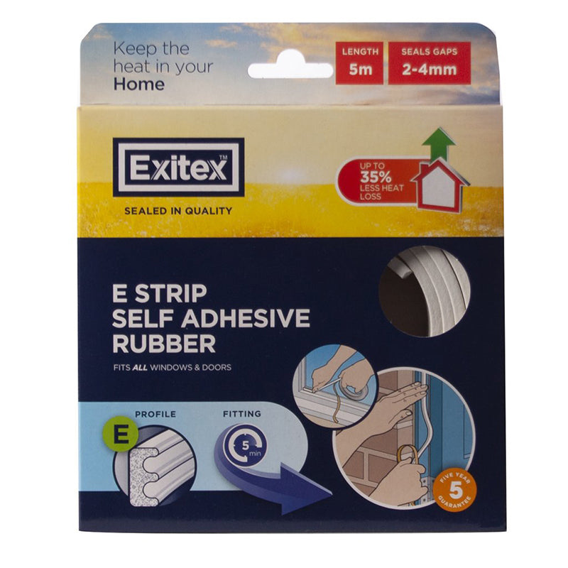Exitex E Strip Draught Seal 5m