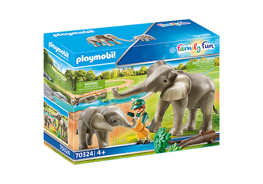 Playmobil Family Fun Elephant Habitat