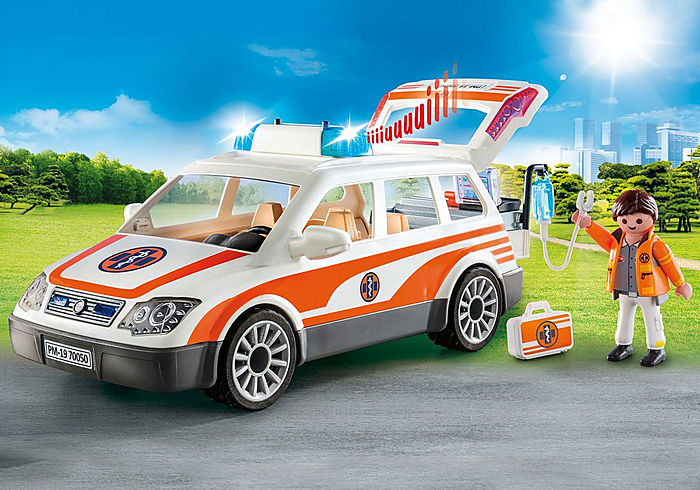 Playmobil City Life Emergency Car with Siren