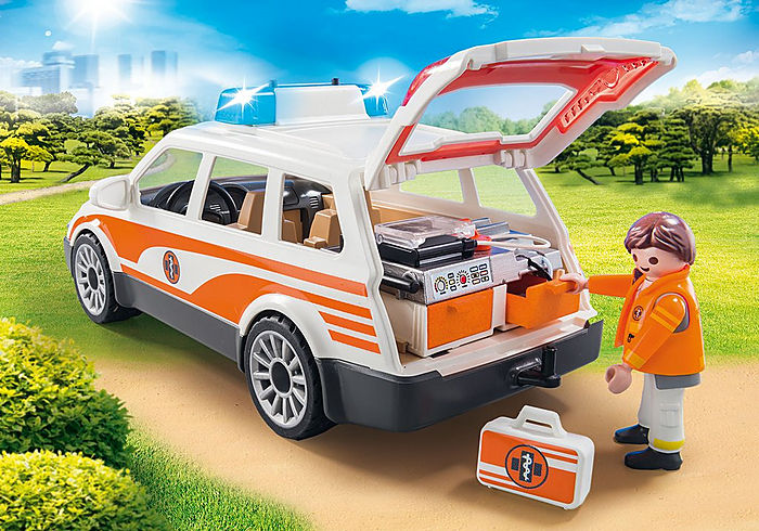 Playmobil City Life Emergency Car with Siren