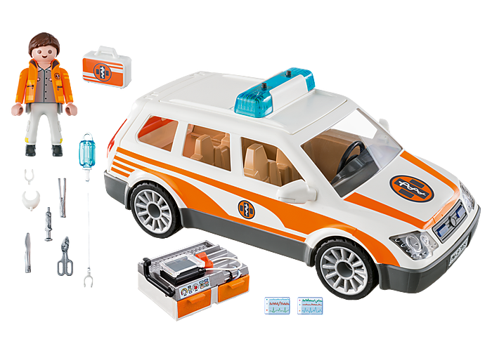Playmobil City Life Emergency Car with Siren