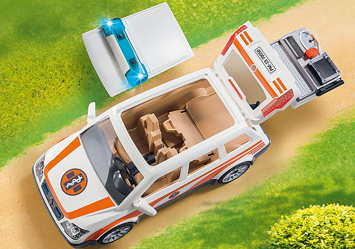Playmobil City Life Emergency Car with Siren