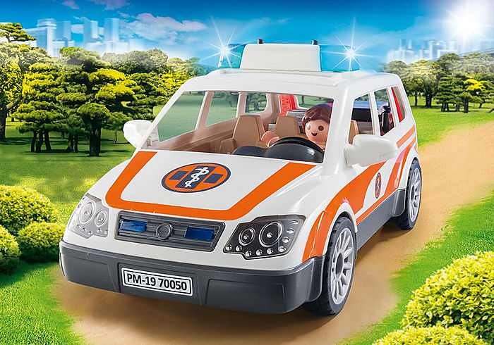 Playmobil City Life Emergency Car with Siren