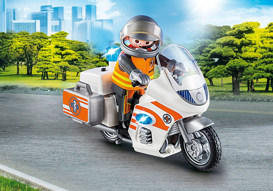 Playmobil City Life Emergency Motorbike