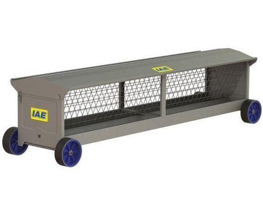 IAE Sheep Hayrack on Wheels 2440mm 8ft