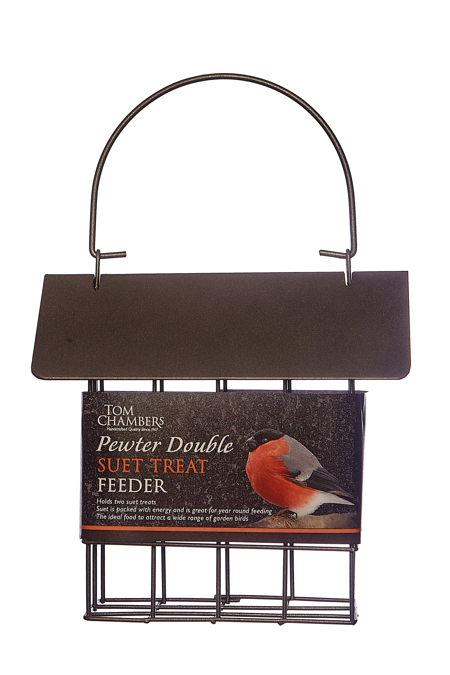 Tom Chambers Pewter Suet Treat Double Feeder