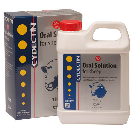 Cydectin 0.1% w/v Oral Solution for Sheep