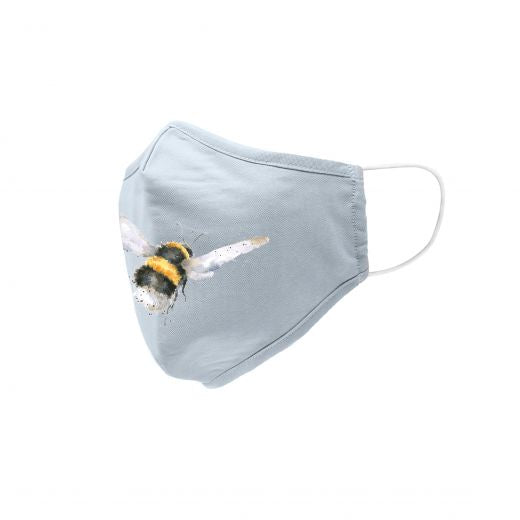 Wrendale Flight of the Bumblebee Fabric Face Covering