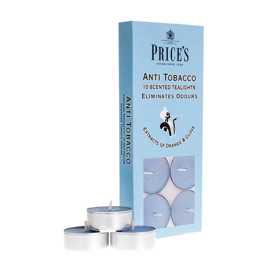 Prices Fresh Air Anti Tobacco Tealights 10pk