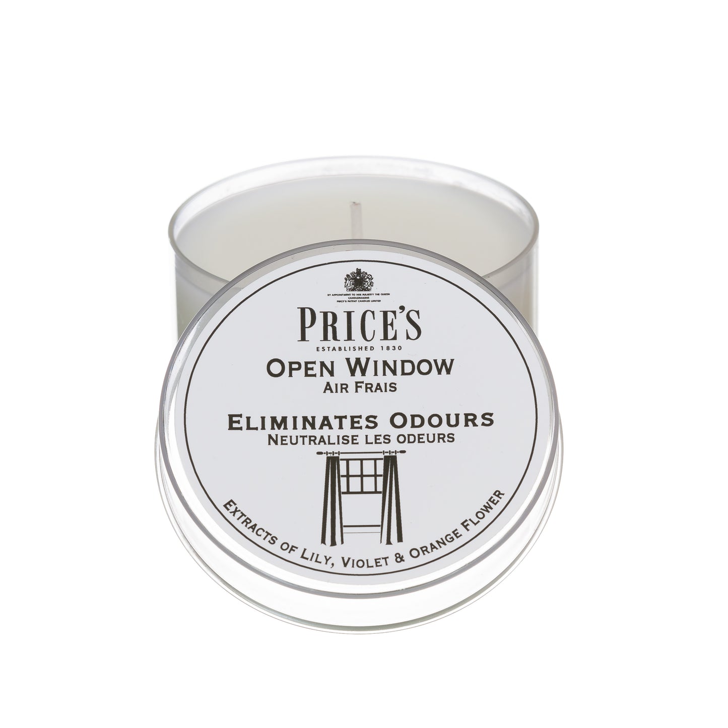 Prices Fresh Air Open Window Scented Candle Tin