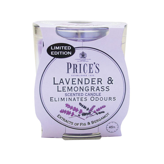 Prices Fresh Air Lavender & Lemongrass Small Candle Jar