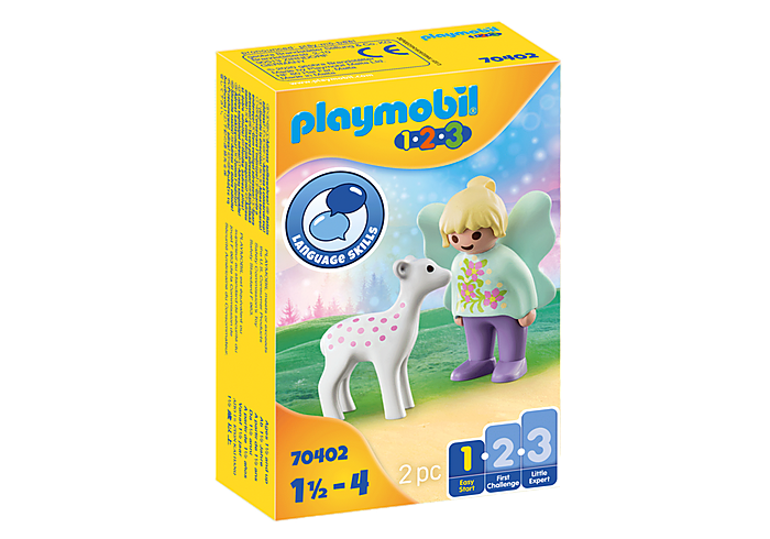 Playmobil 1.2.3 Fairy Friend with Fawn