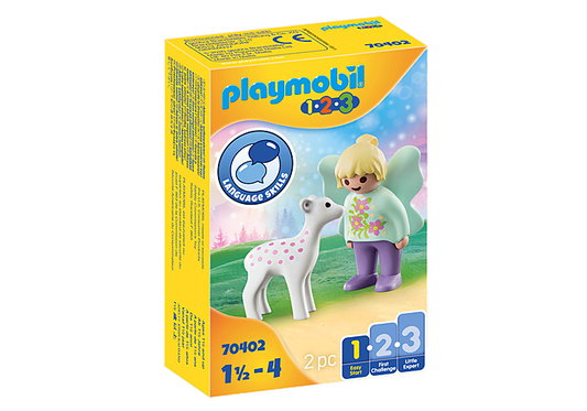 Playmobil 1.2.3 Fairy Friend with Fawn