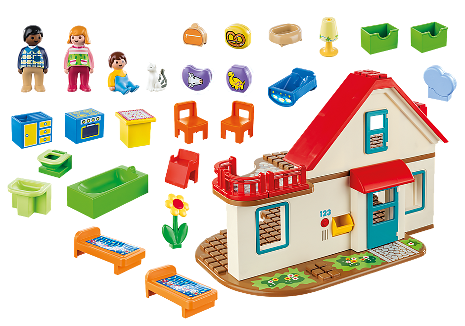 Playmobil 1.2.3 Family Home