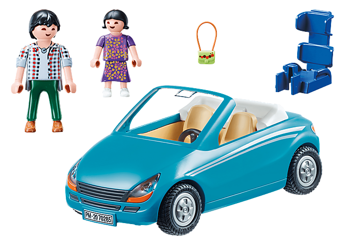 Playmobil Pre-School Family with Car