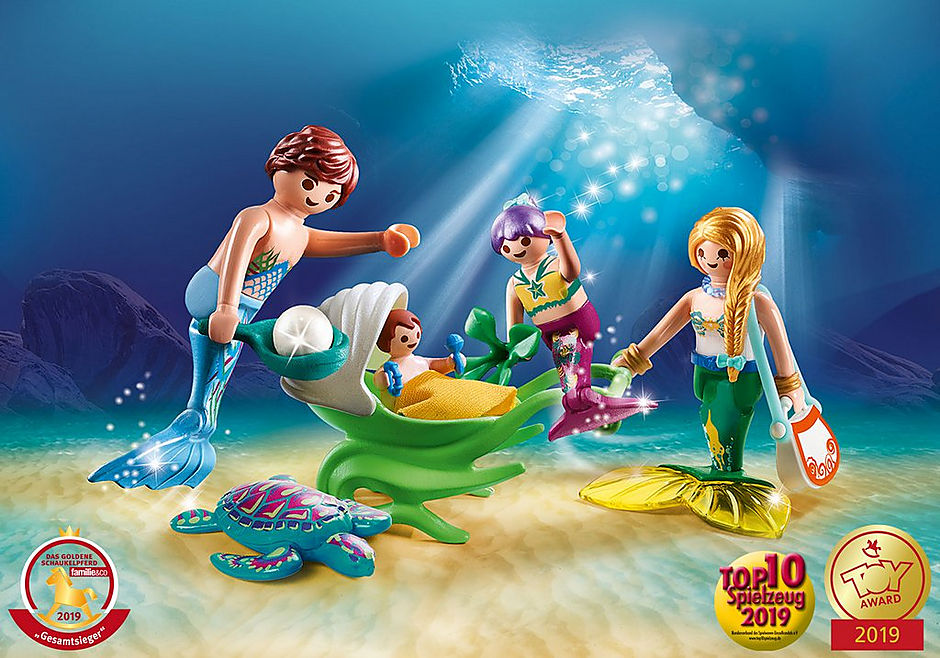 Playmobil Magic Family with Shell Stroller