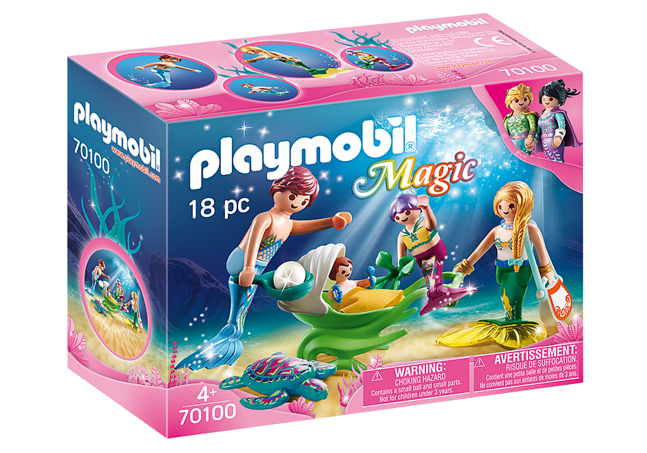 Playmobil Magic Family with Shell Stroller