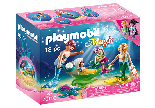 Playmobil Magic Family with Shell Stroller