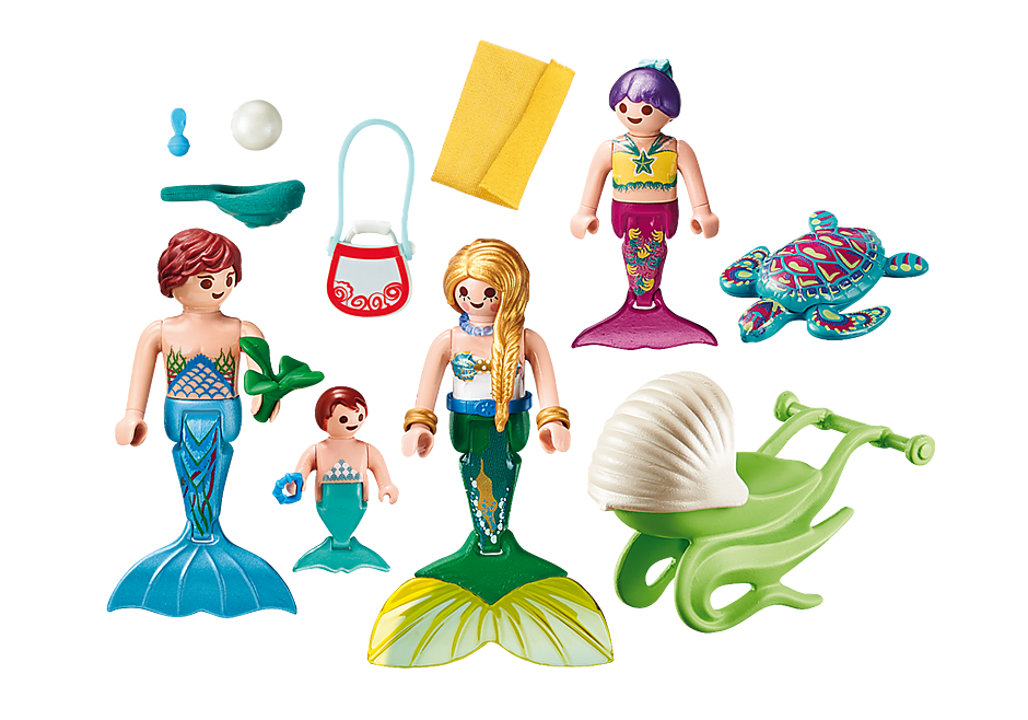 Playmobil Magic Family with Shell Stroller
